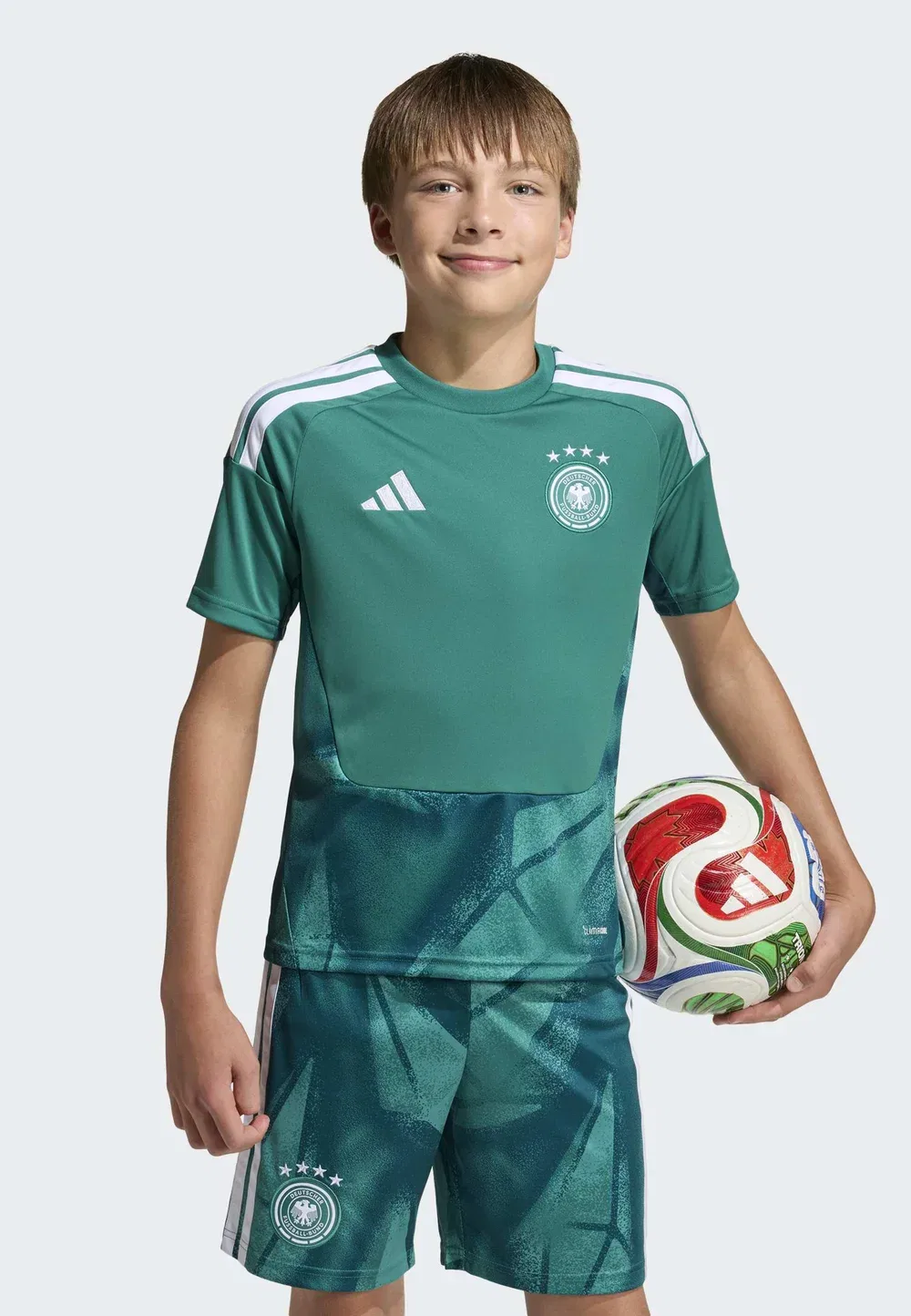 Вратарь сборной Германии, 26-й тур, домашняя футболка Adidas Performance, Active Green