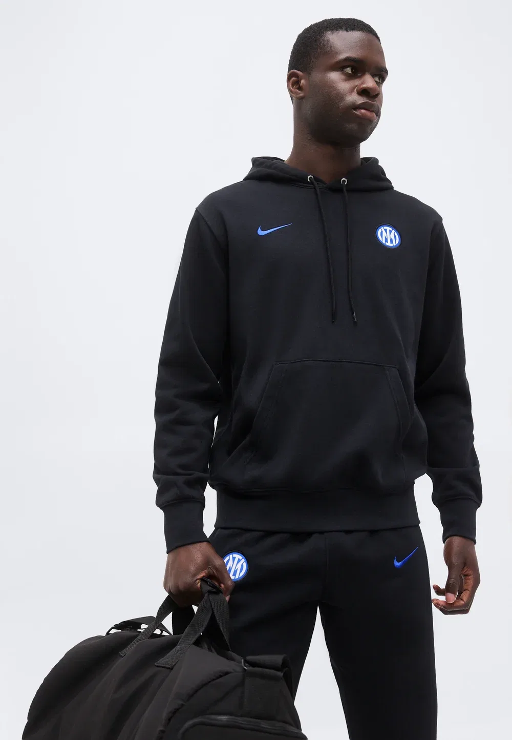 Клуб «Интер м» - клубная одежда Nike Performance, Black/Lyon Blue — фото 4