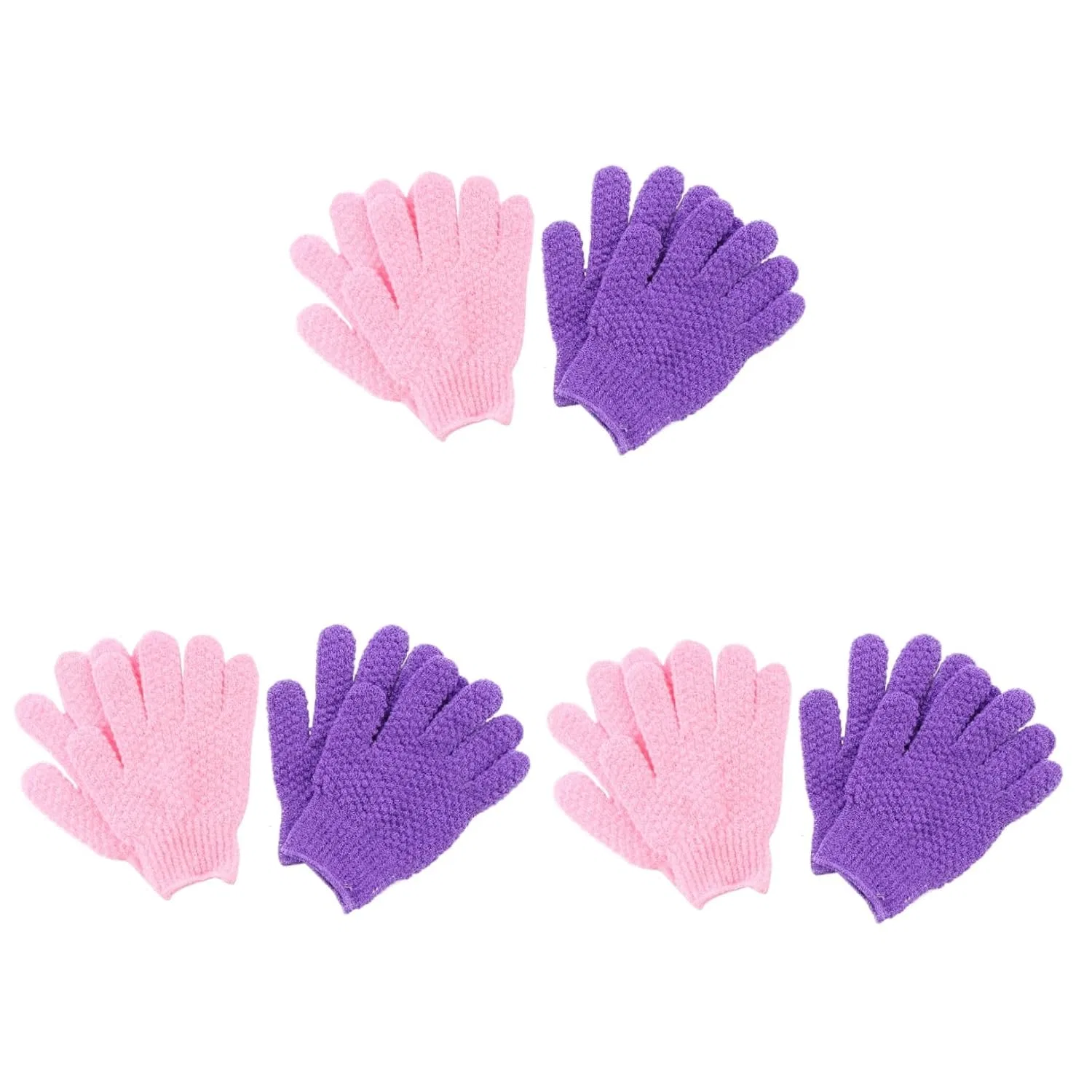 Пилинговые перчатки, 12 шт, Healeved, Purple and Pink
