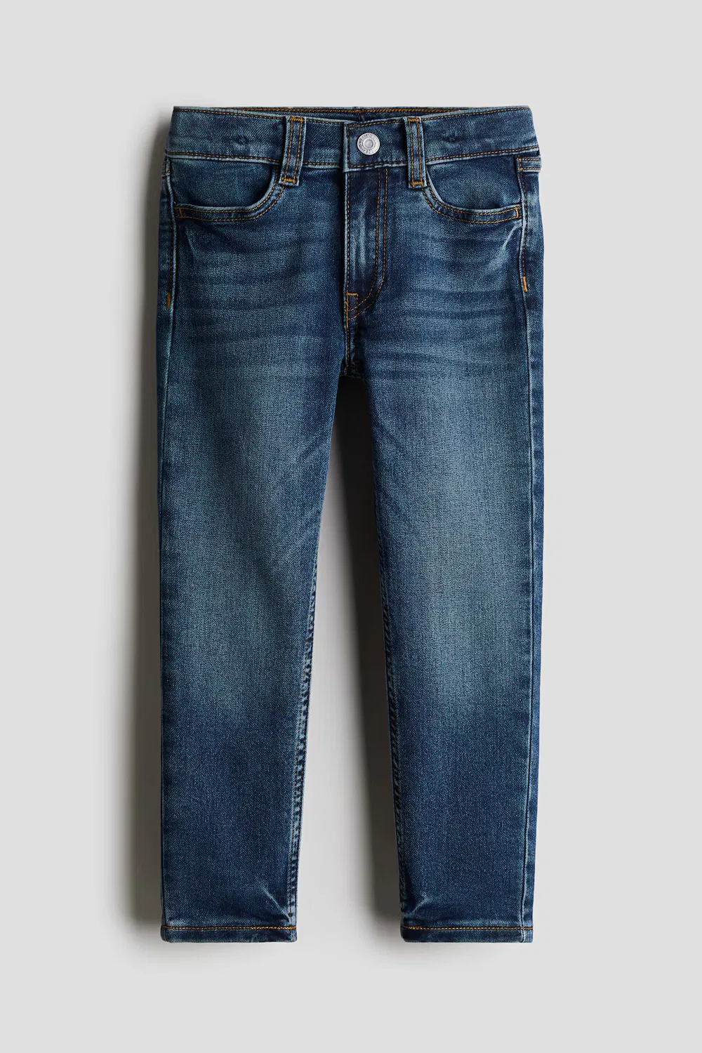 Супермягкие джинсы облегающего кроя H&M, Dunkles Denimblau — фото 4