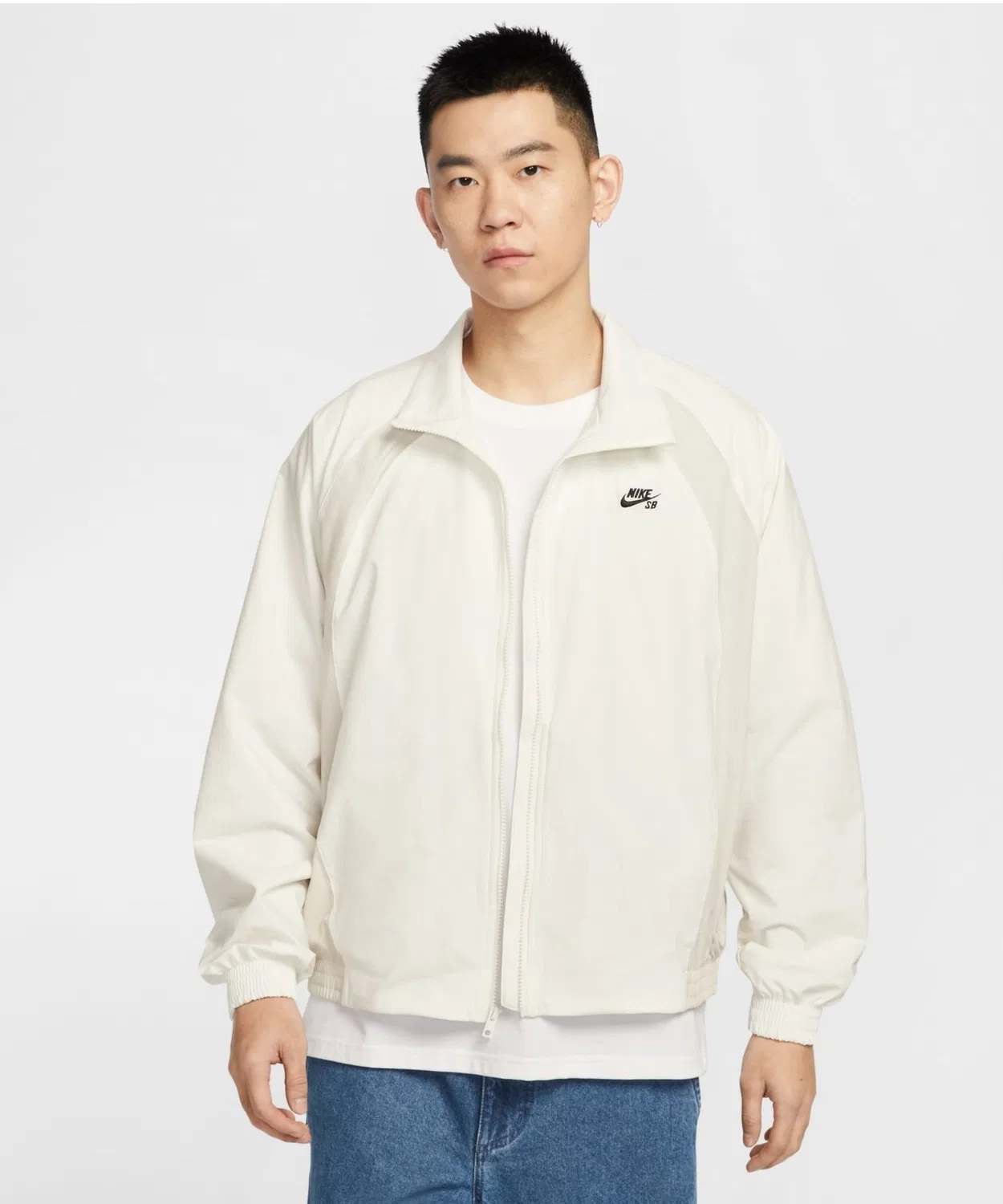Мужская куртка из нейлона на молнии Nike SB Off White