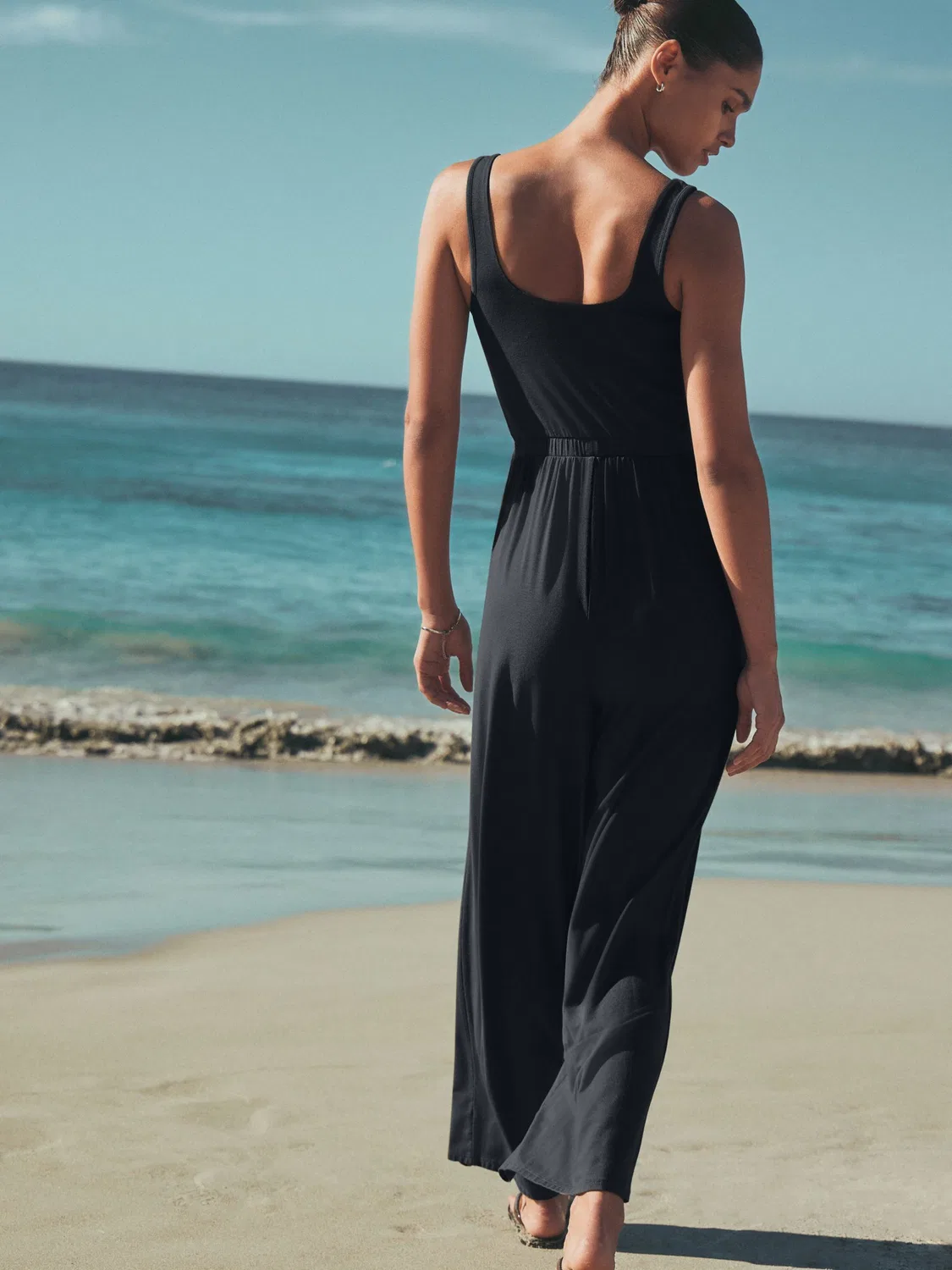 Комбинезон джерси Black Jersey Jumpsuit Next, черный — фото 2
