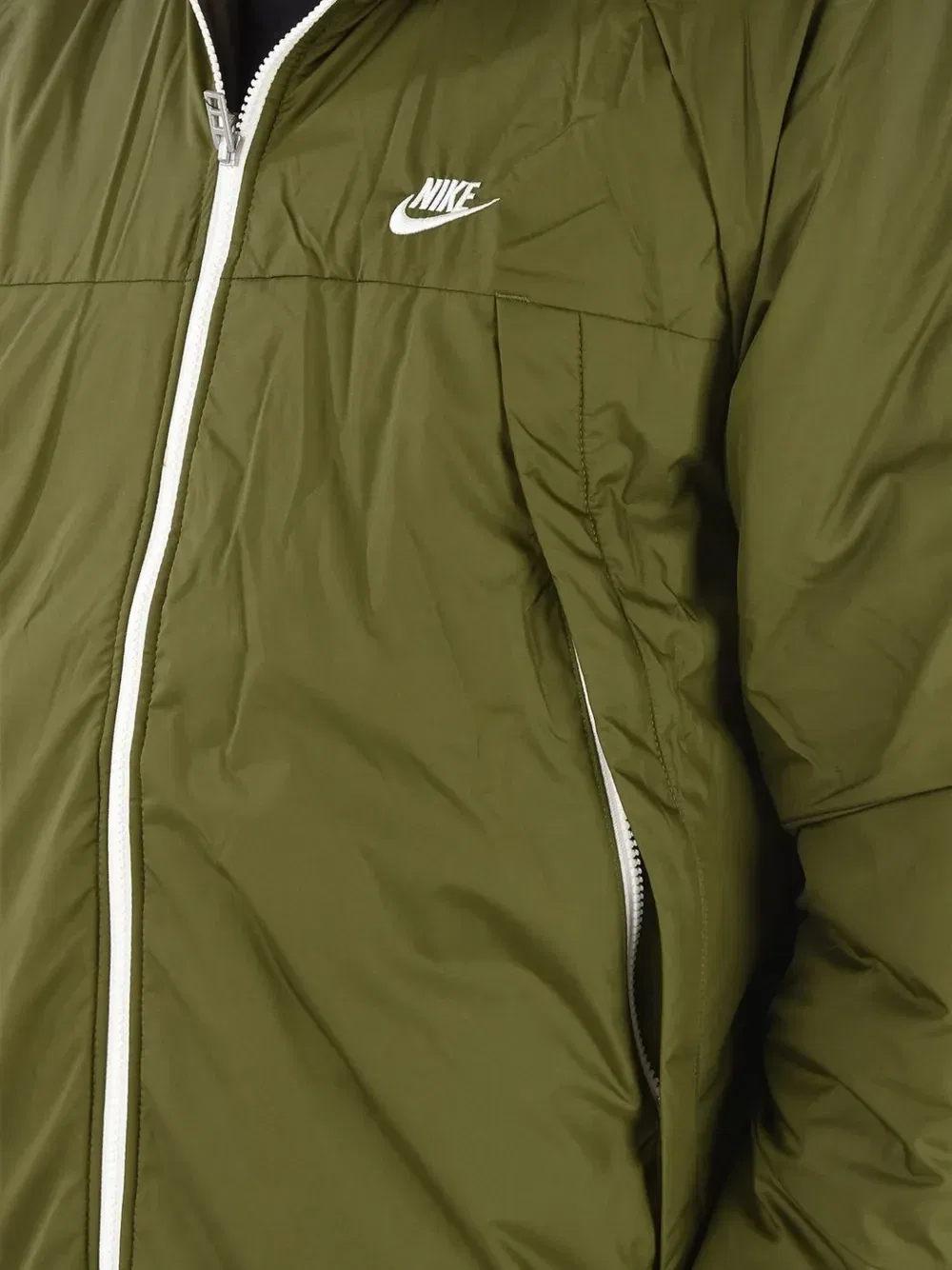 Двусторонняя куртка с капюшоном Nike, зеленый — фото 4