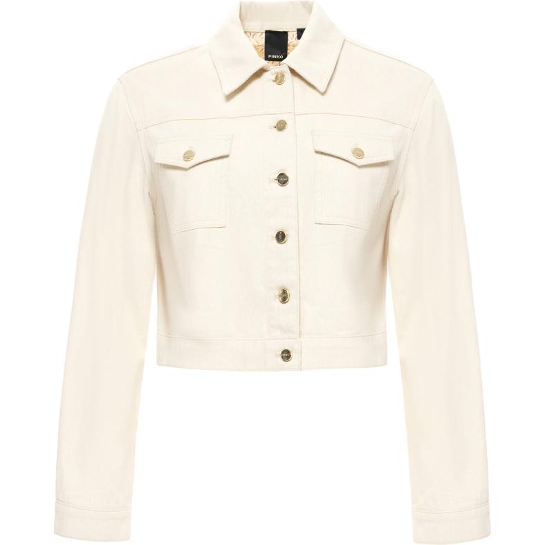 

Джинсовая куртка SS26 для женщин PINKO, светло-оранжевый