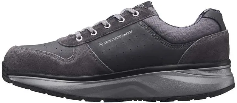 Мужские кожаные кроссовки JOYA Dynamo Classic M Dark Grey II, темно-серые — фото 3