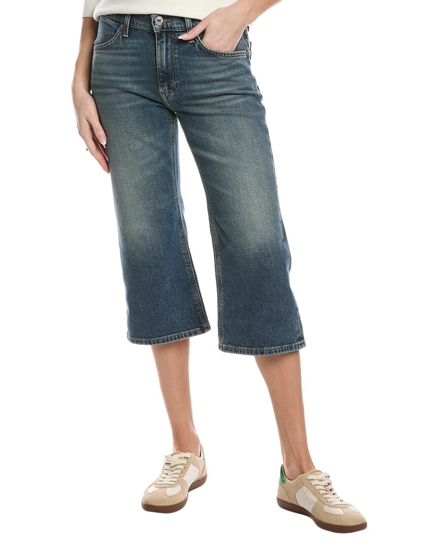 

RE/DONE Distress Super Crop Flare Джинсы REDONE, синий