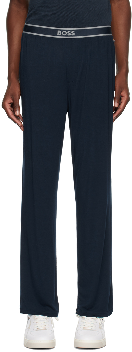 

Спортивные брюки с логотипом Navy на поясе BOSS