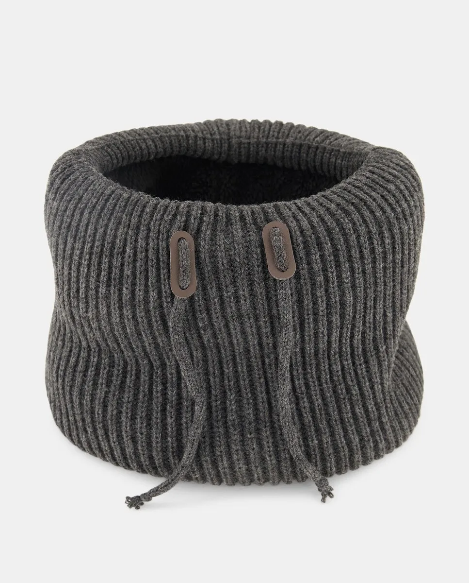 

Акриловый воротник на подкладке из овчины Easy Wear, серый