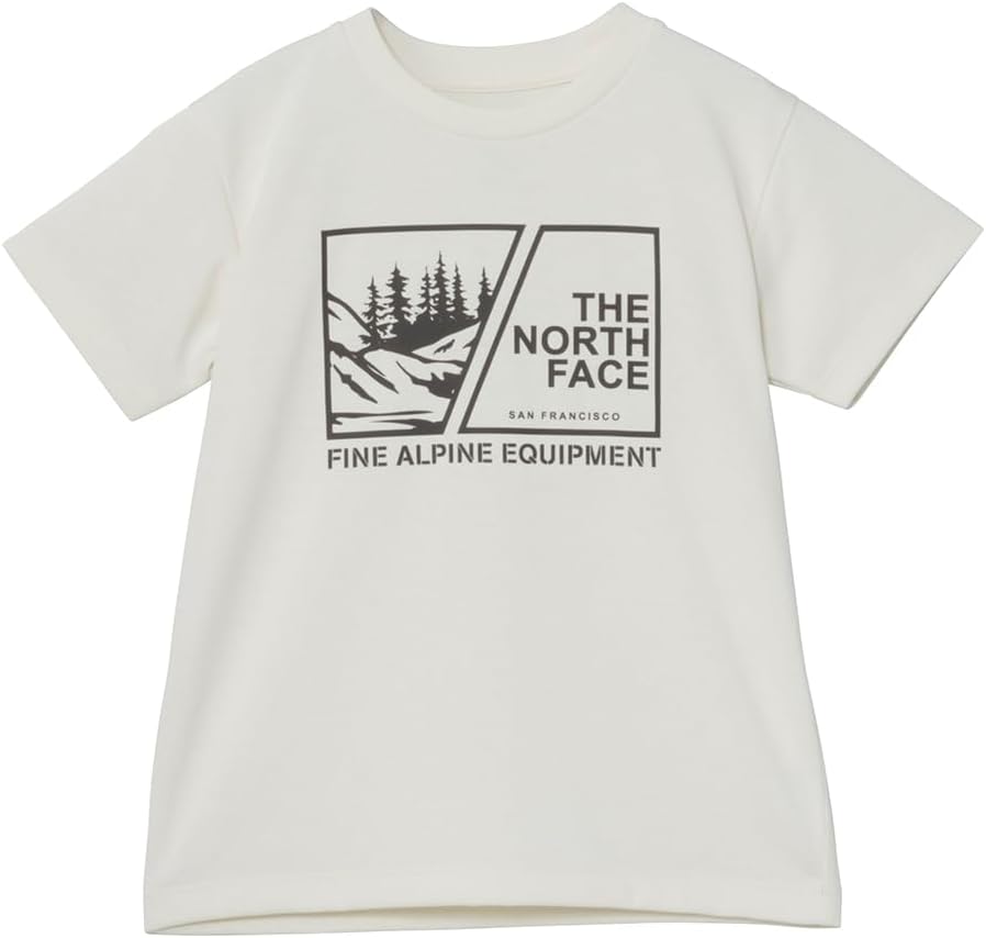 

Детская футболка с коротким рукавом и графическим принтом Viewpoint от THE NORTH FACE, унисекс, белый