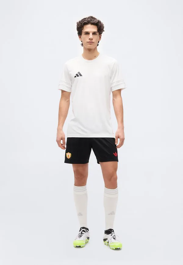 Манчестер юнайтед, стоун роуз, короткие спортивные шорты Adidas Performance, Black — фото 2