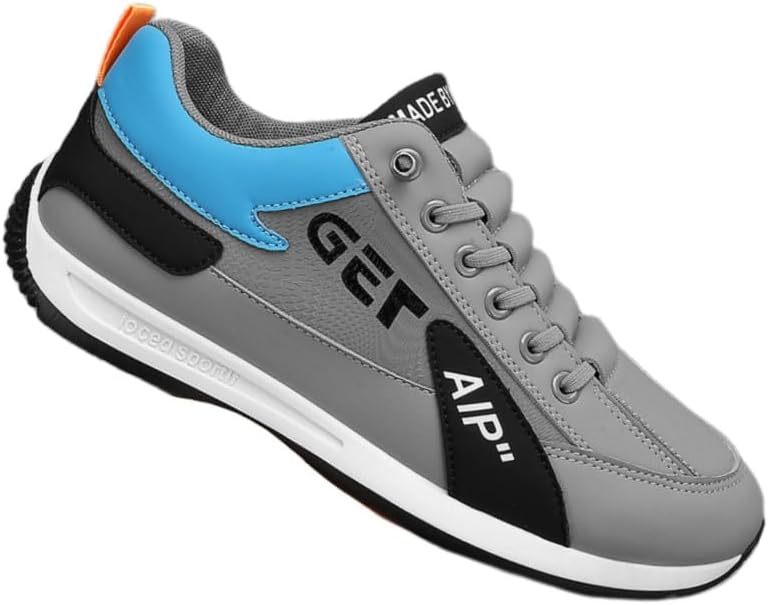 

Мужские модные спортивные кроссовки - легкие и удобные - противоскользящие и прочные - подходят для фитнеса, активного отдыха и повседневного использования - модель на все сезоны Clolinde, серый