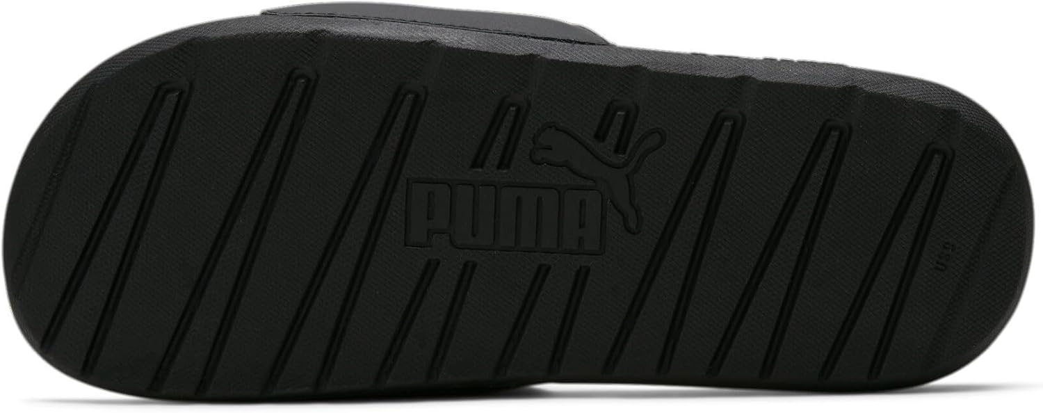 Сандалии PUMA Unisex Cool Cat 2.0Slide, белый/черный — фото 4