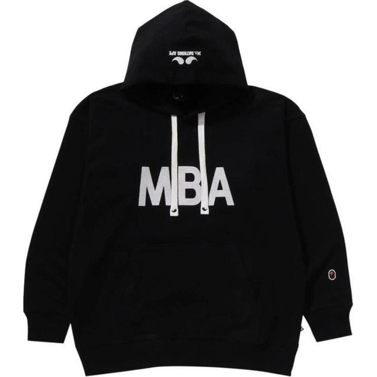 Толстовка с капюшоном Logo Pullover A BATHING APE, черный