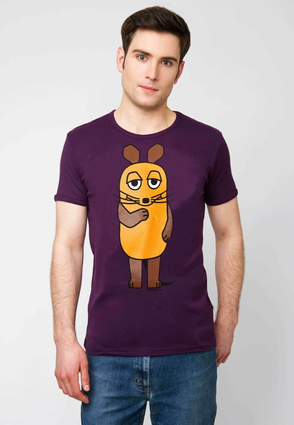 

Футболка с принтом LOGOSHIRT, цвет lila