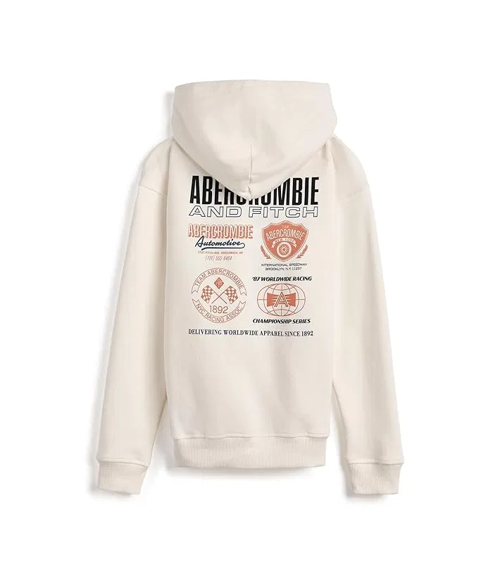 Худи Pullover Hoodie abercrombie kids, Jet Stream — фото 2