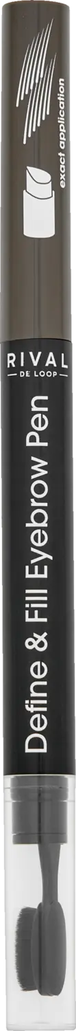 

Карандаш для бровей RIVAL DE LOOP Define & Fill Eyebrow Pen 04 Mocha