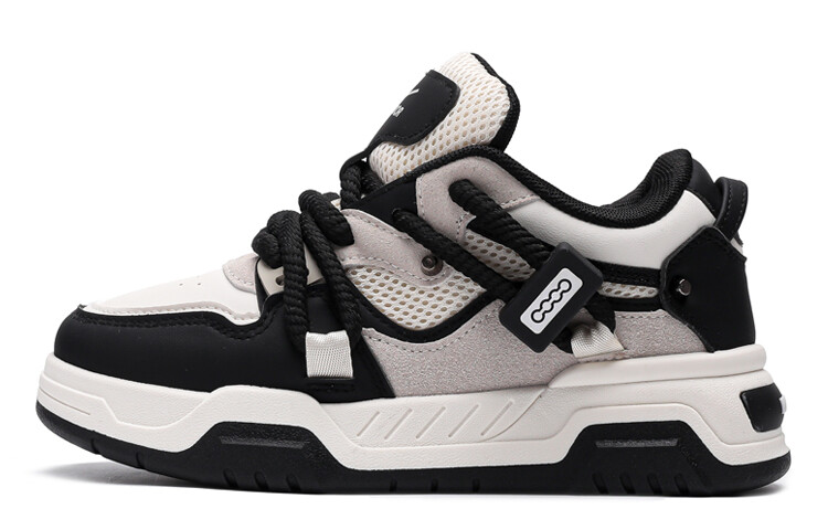 

Кроссовки WARRIOR Skateboarding Shoes Unisex Low-top Black, бежевый/черный