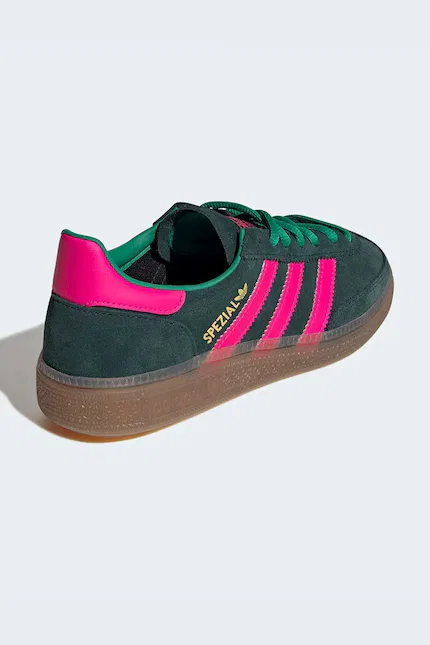 Кроссовки детские Handball Spezial Adidas Originals, зеленый — фото 3