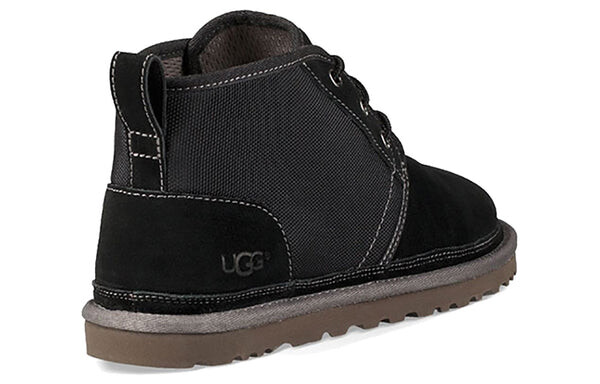 Зимние ботинки мужские Ugg с круглым носком, черный — фото 3