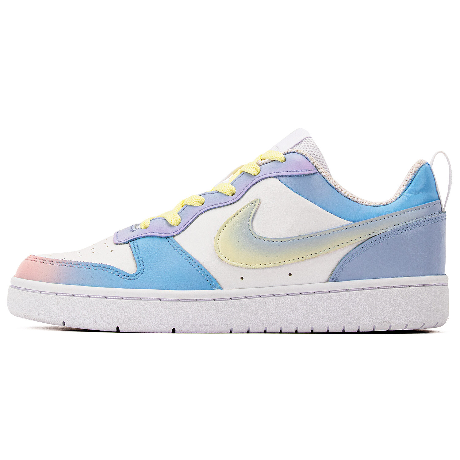 

Кроссовки Nike Court Borough Skateboarding Shoes Women's Low-top Purple/Yellow, фиолетовый/желтый