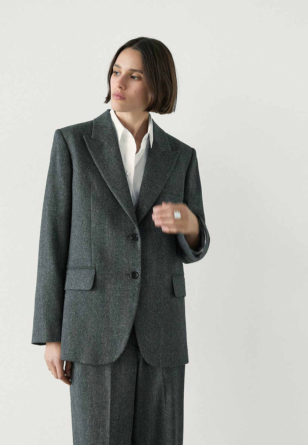 

Блейзер Massimo Dutti, черный