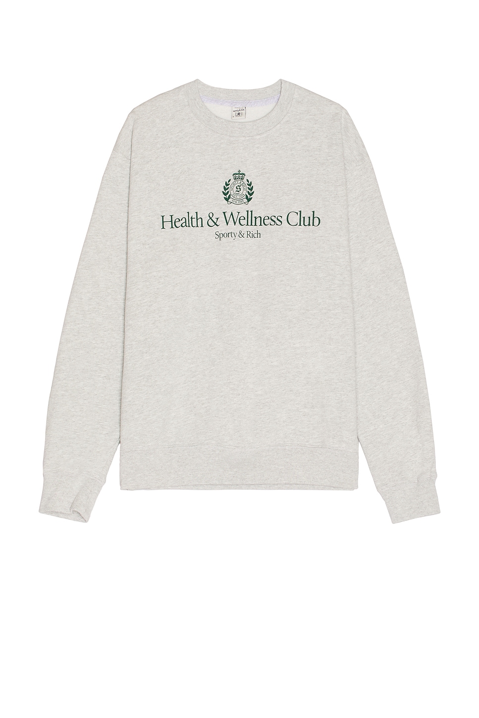 

H&W Классический свитер с круглым вырезом Sporty & Rich, Heather Grey