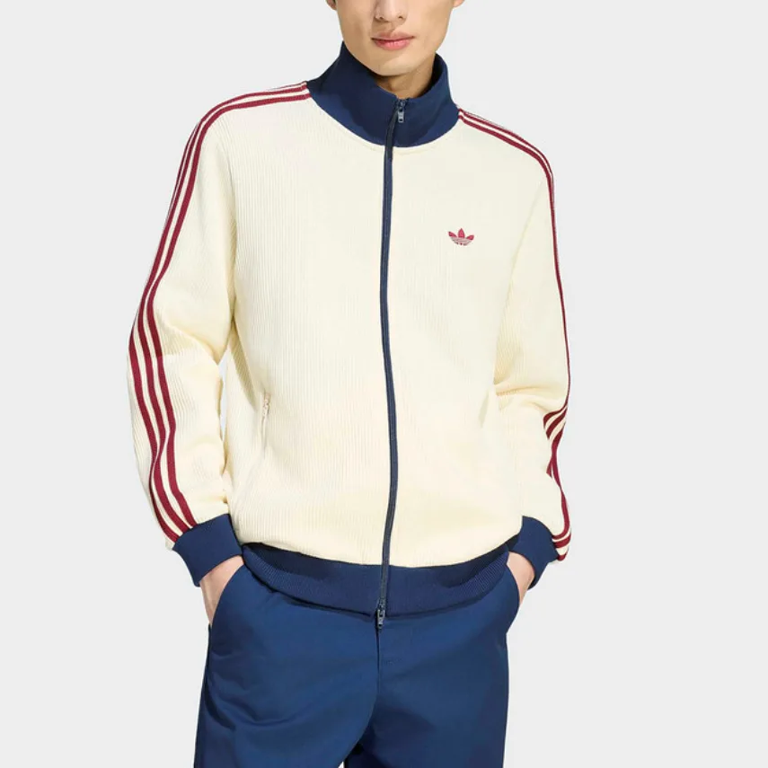 Adidas Originals Куртка мужская белая со стойкой — фото 3