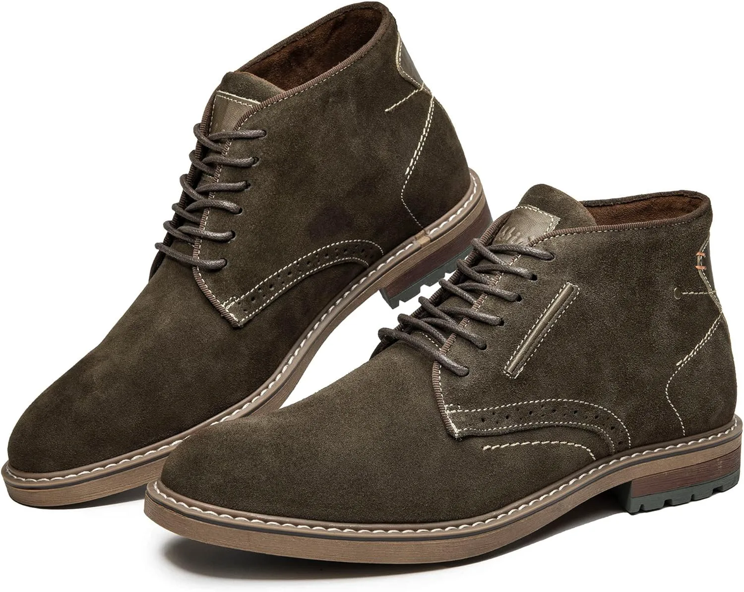 

Мужские ботинки Arkbird Chukka, классические повседневные ботинки с шнуровкой до щиколотки из натуральной замши, хаки