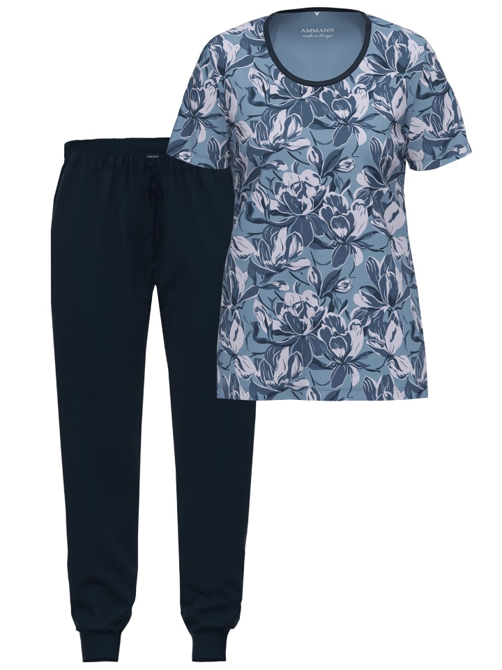 

Ammann Пижама Night & Home синего цвета