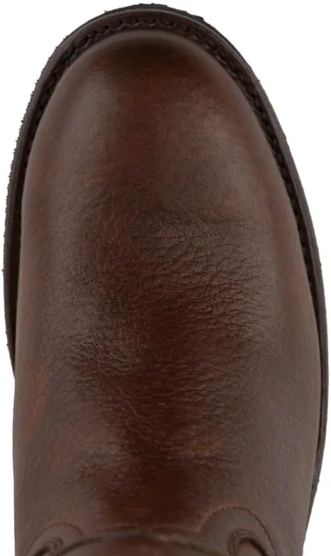 Мужские кожаные сапоги Roper Boot Style из натуральной кожи в стиле вестерн с изображением оленя Nuestratradicionmex — фото 2