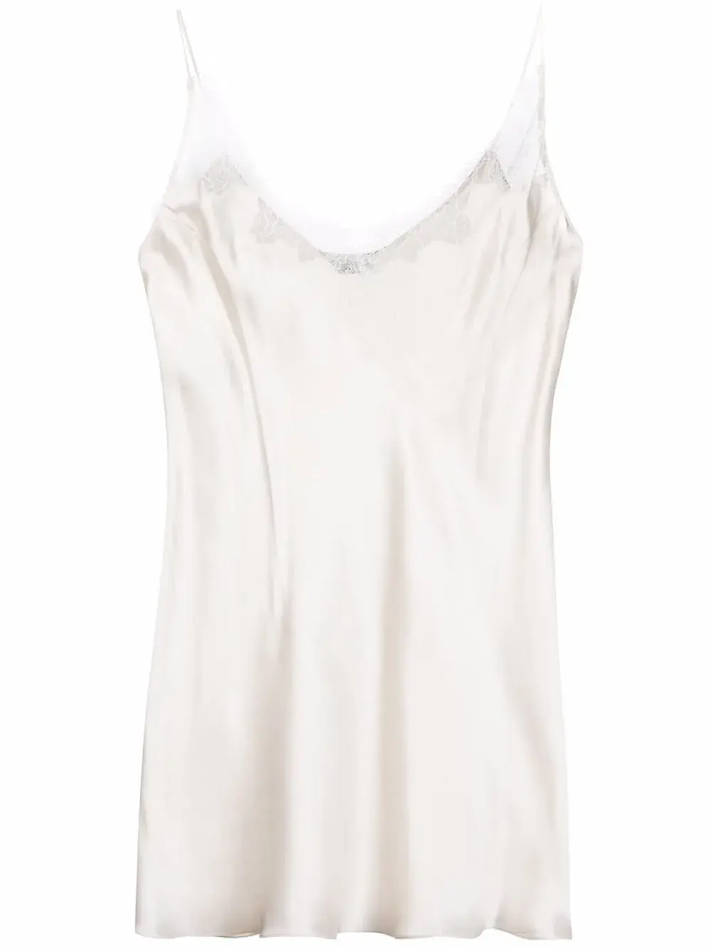 

Платье с V-образным вырезом Carine Gilson, белый