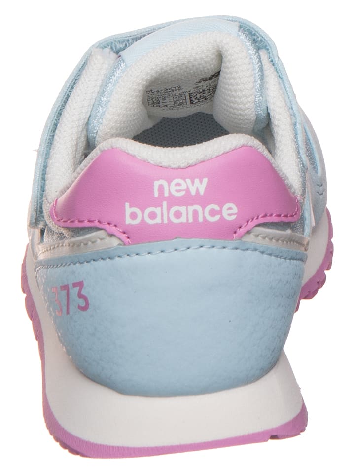 Кроссовки на шнуровке New Balance, светло-синий — фото 3
