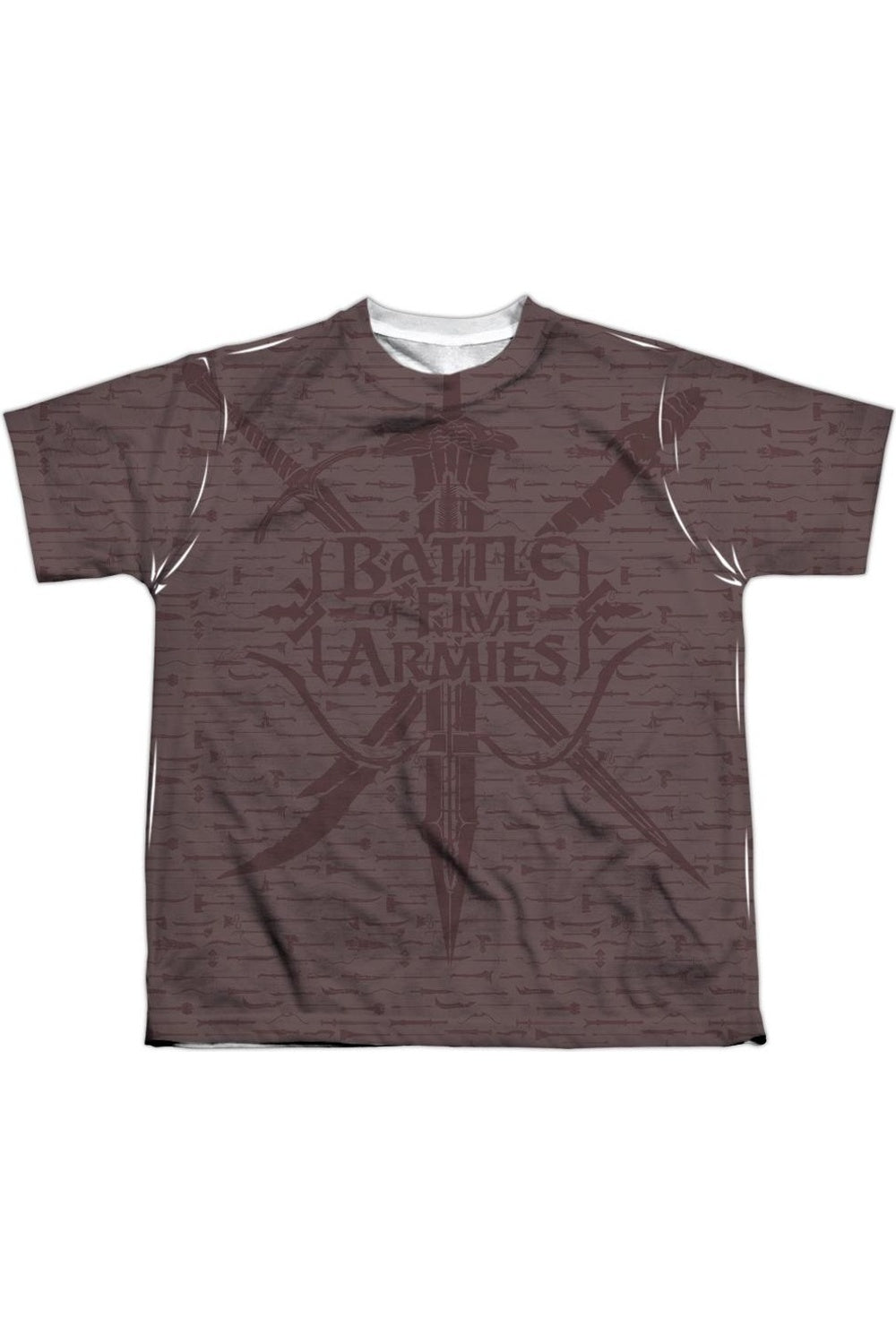 

Футболка с коротким рукавом для детей "Оружие хоббитов" Gildan, белый