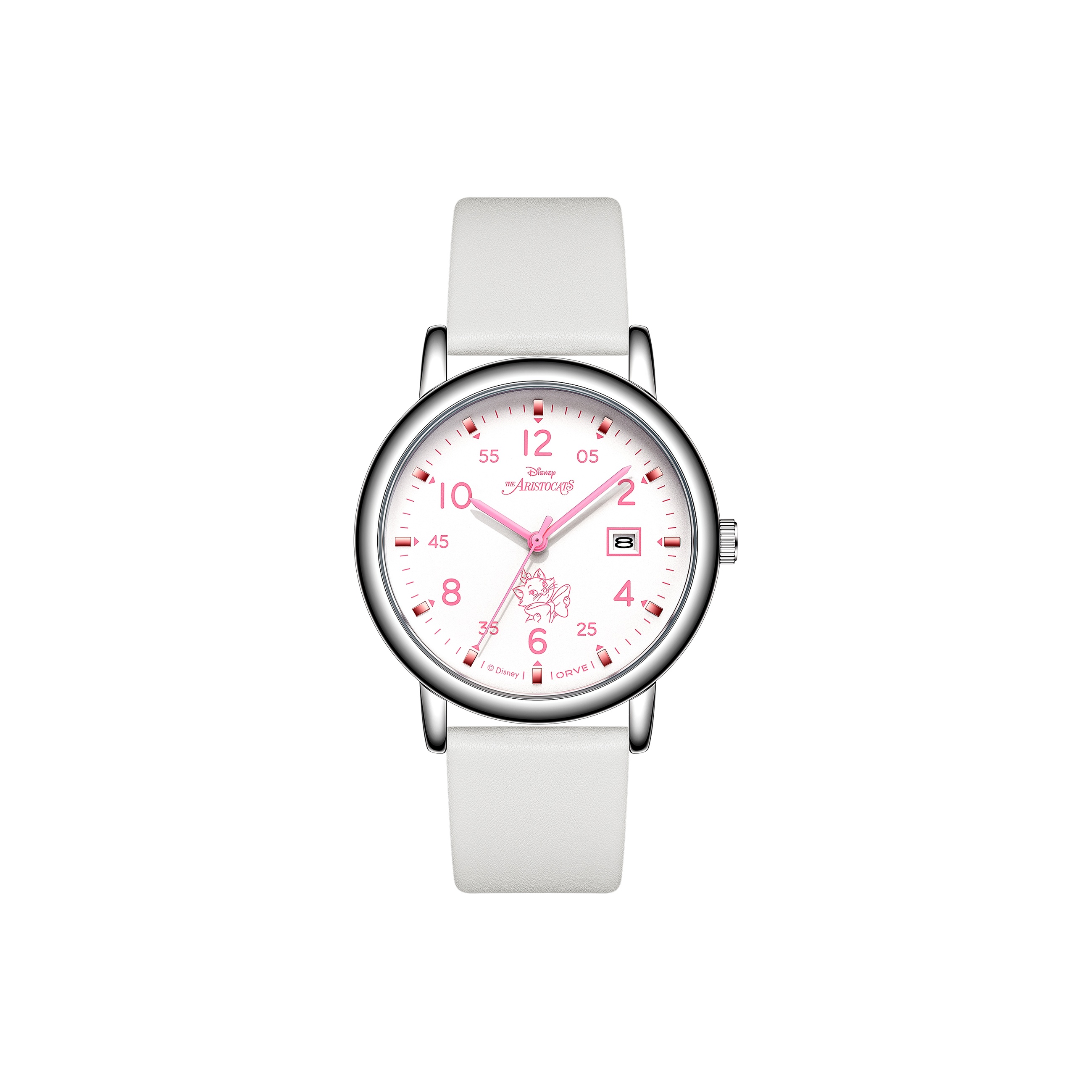 

Disney Часы Cat Velvet Quartz Movement Watch Women's Watch White Dial