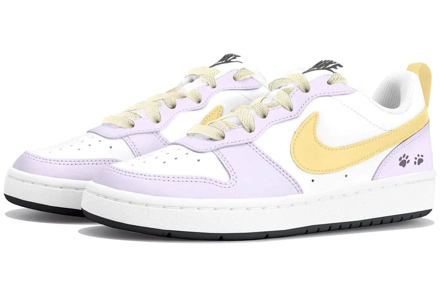 Кроссовки для скейтбординга Nike Court Borough Kids Purple — фото 4
