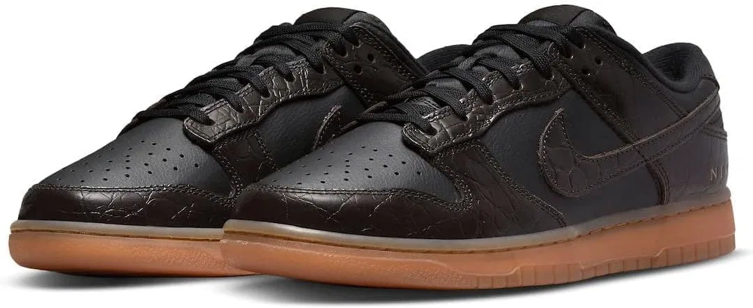Кроссовки Nike Dunk Low, мужские, Black/Brown/Velvet — фото 3