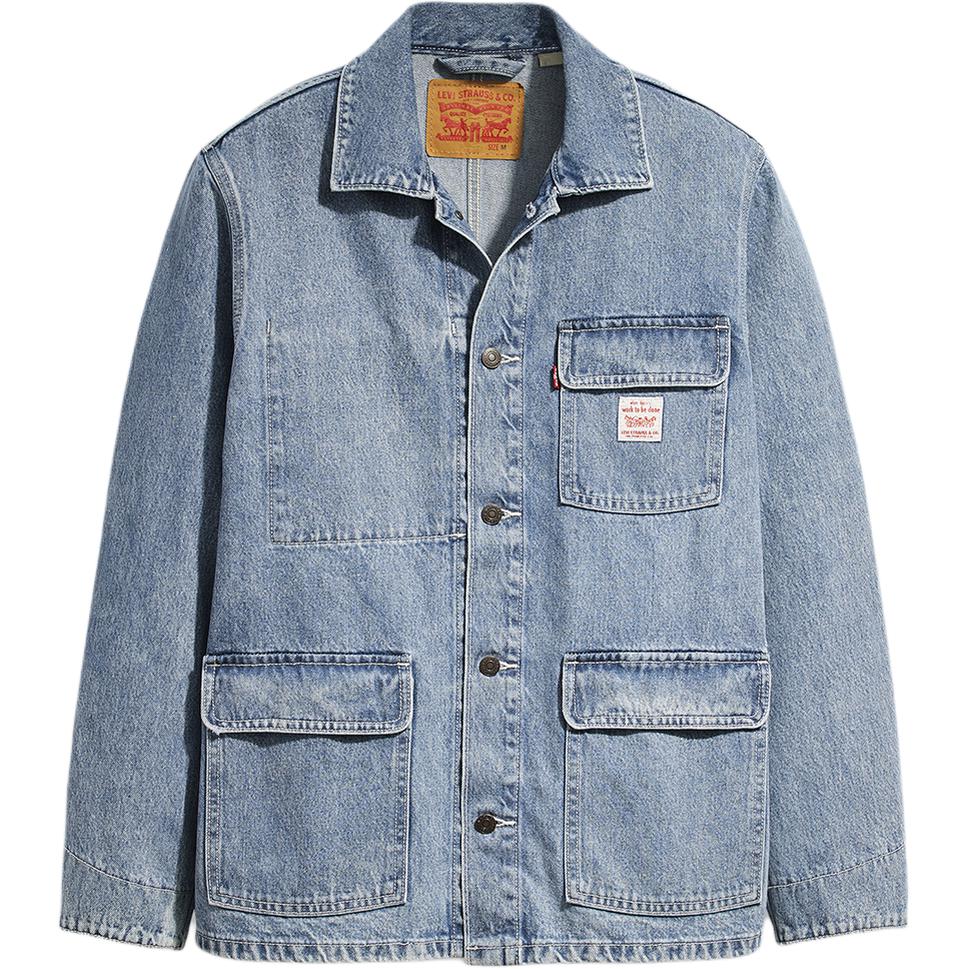 

Levis Левис Бродвей Инженерная джинсовая куртка, Blue