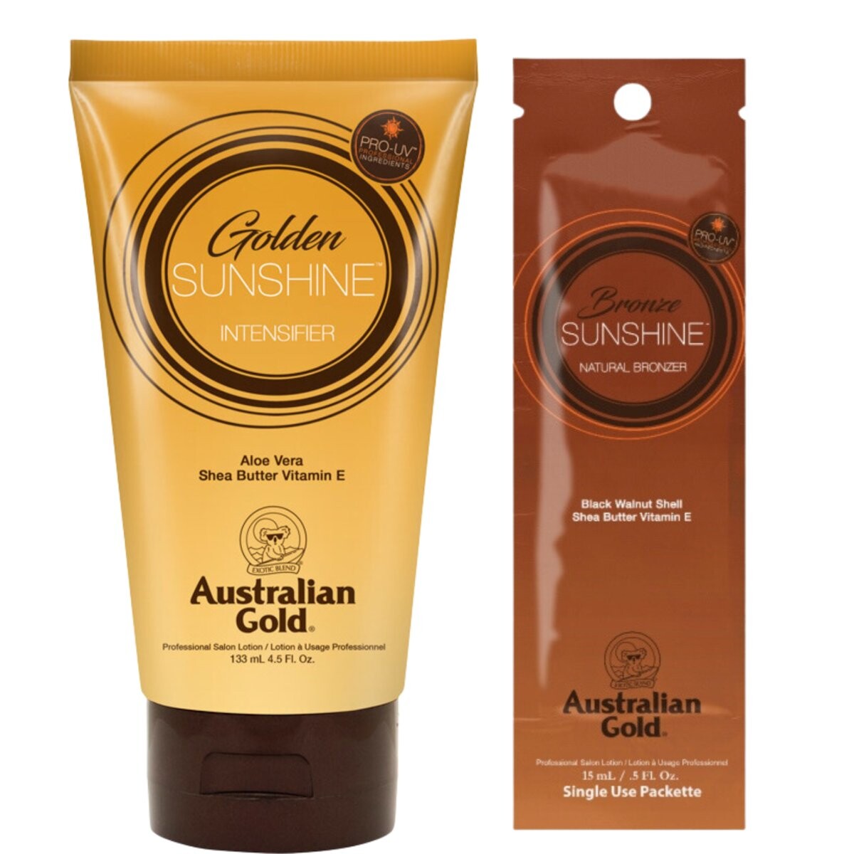 

Австралийское золото, Золотое сияние + Бронзовый саше Australian Gold