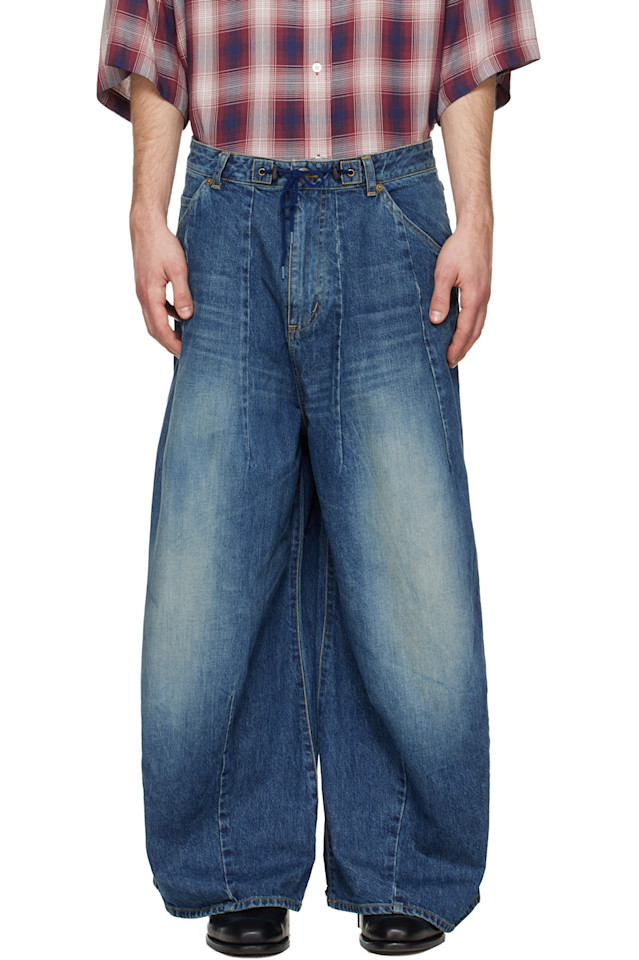 

Needles Синие джинсы-багги HD