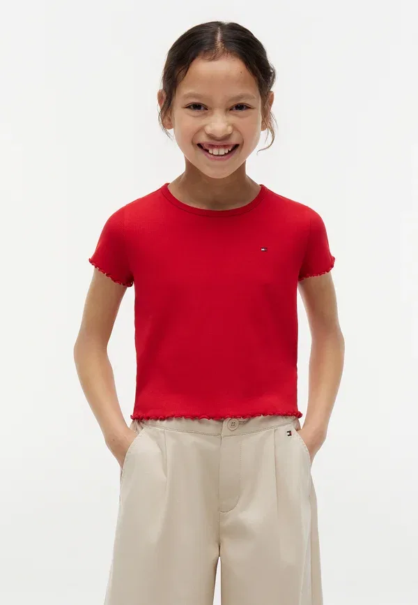 Футболка базовая Tommy Hilfiger, красный основной