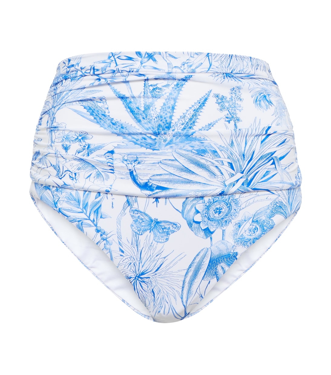 

Плавки-бикини Ancona с высокой талией и принтом Melissa Odabash, Tropical Blue