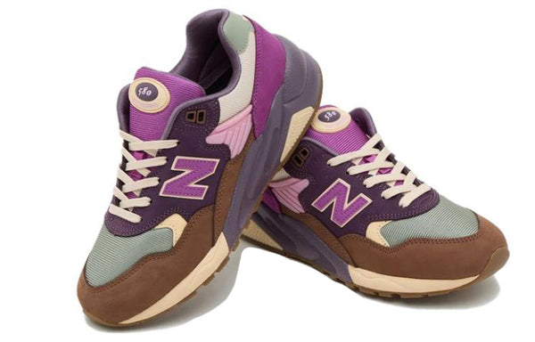 Кроссовки x size? 580 'purple plum' New Balance, фиолетовый — фото 4