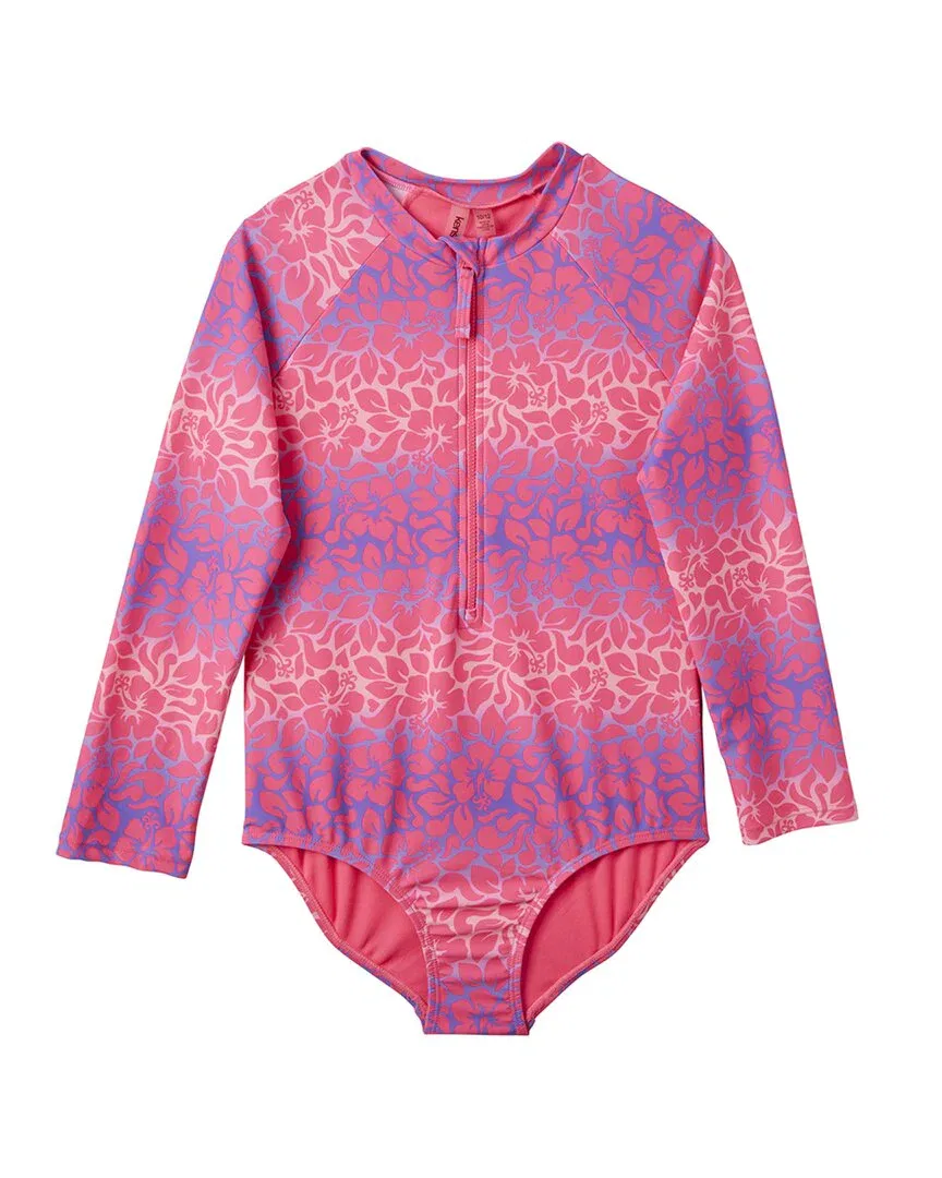 Рашгард Kensie Girl Ombre Floral, розовый — фото 2