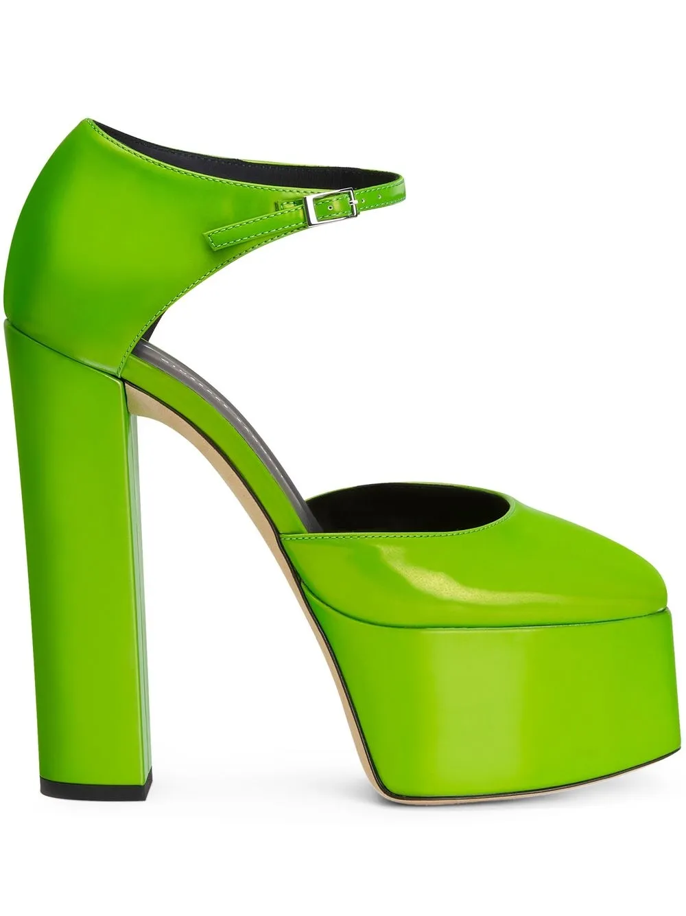 Туфли Bebe на платформе Giuseppe Zanotti, зеленый