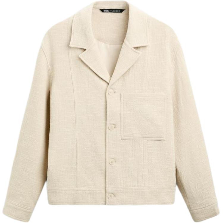 

ZARA Куртка мужская Raw White