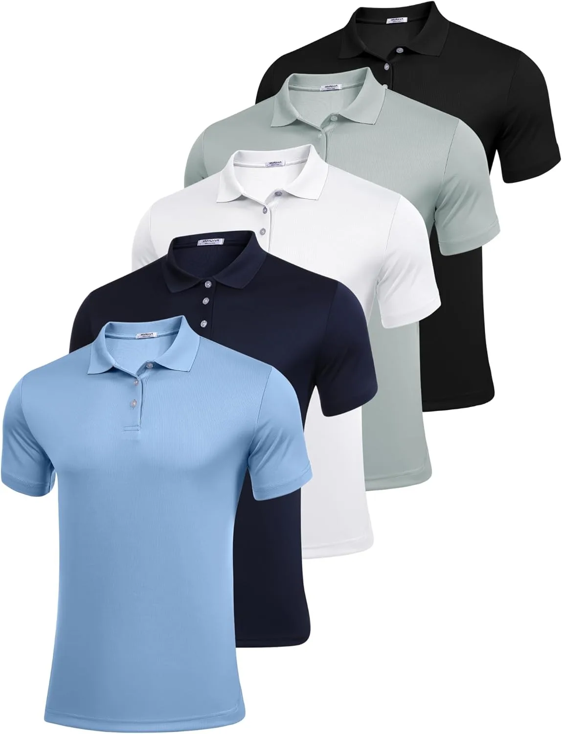 

PINSPARK мужская поло для гольфа Quick Dry с коротким рукавом Slim Fit