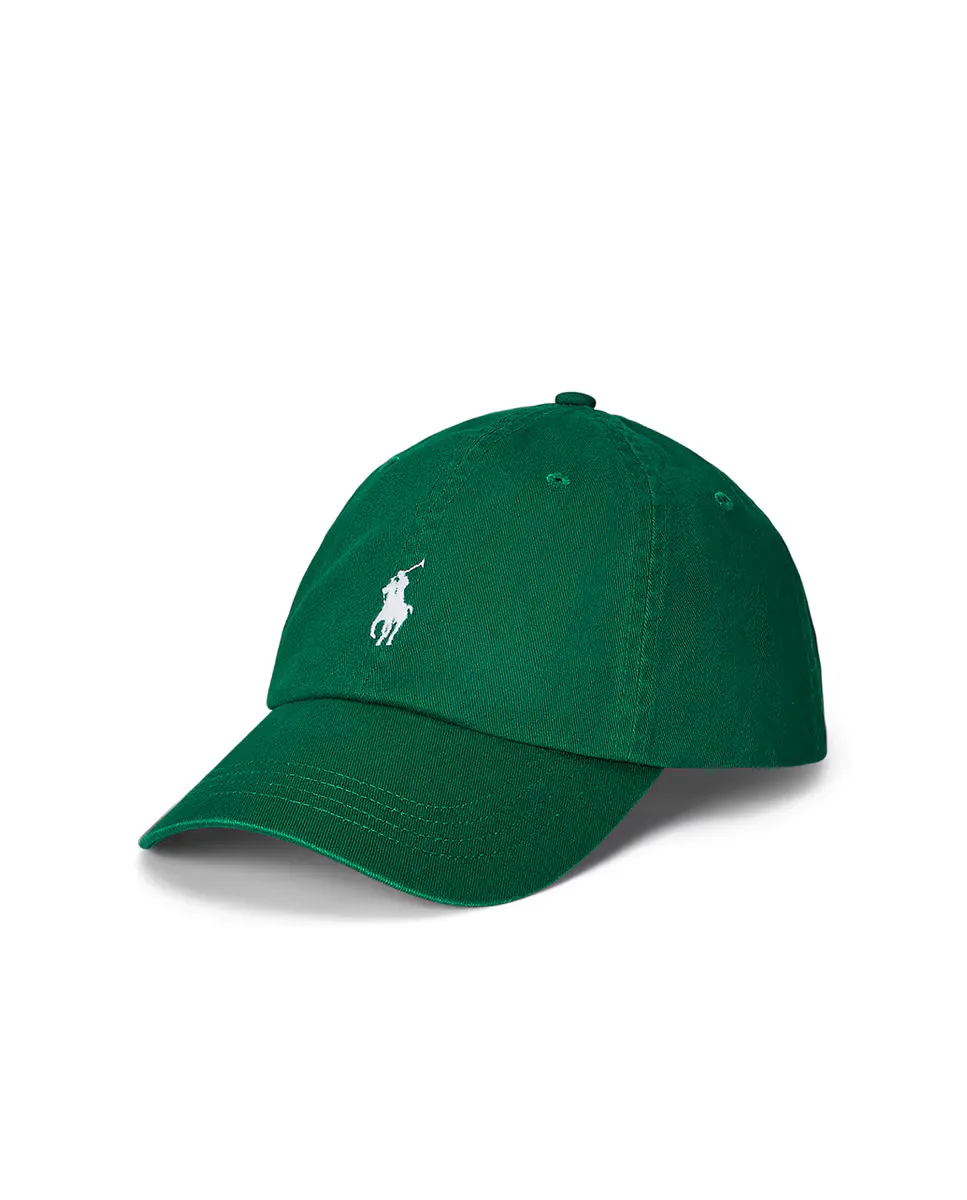 

Мужская хлопковая кепка с вышитой лошадью Polo Ralph Lauren, цвет Verde Amazonas