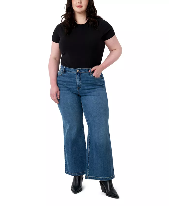 

Джинсы Bella Wide Leg Plus Size Seven7, синий