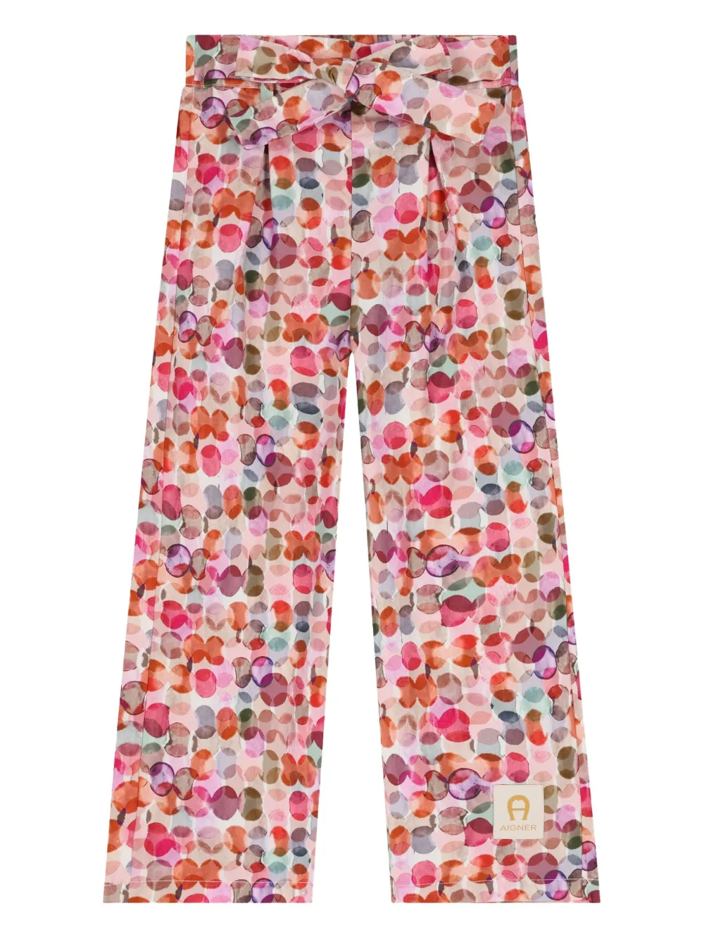 

Брюки с горошинами Aigner Kids, розовый