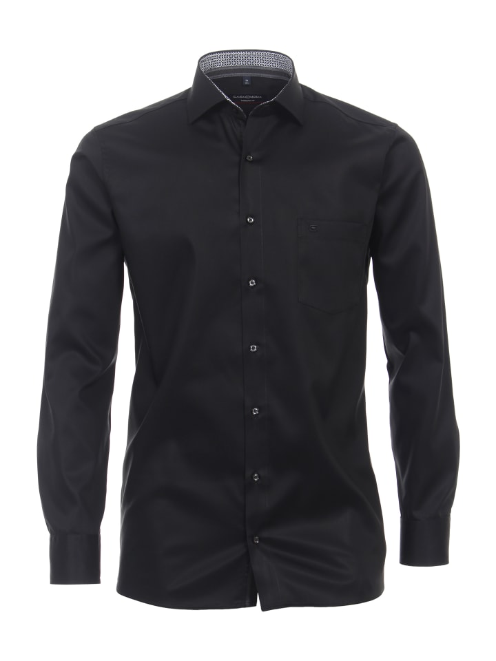 

CASAMODA Деловая рубашка черного цвета
